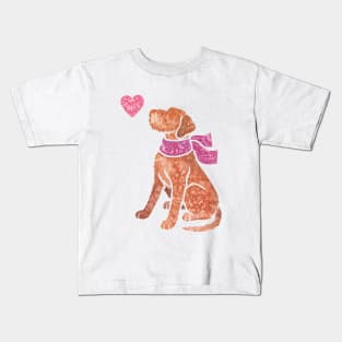 Watercolour Wirehaired Vizsla Kids T-Shirt